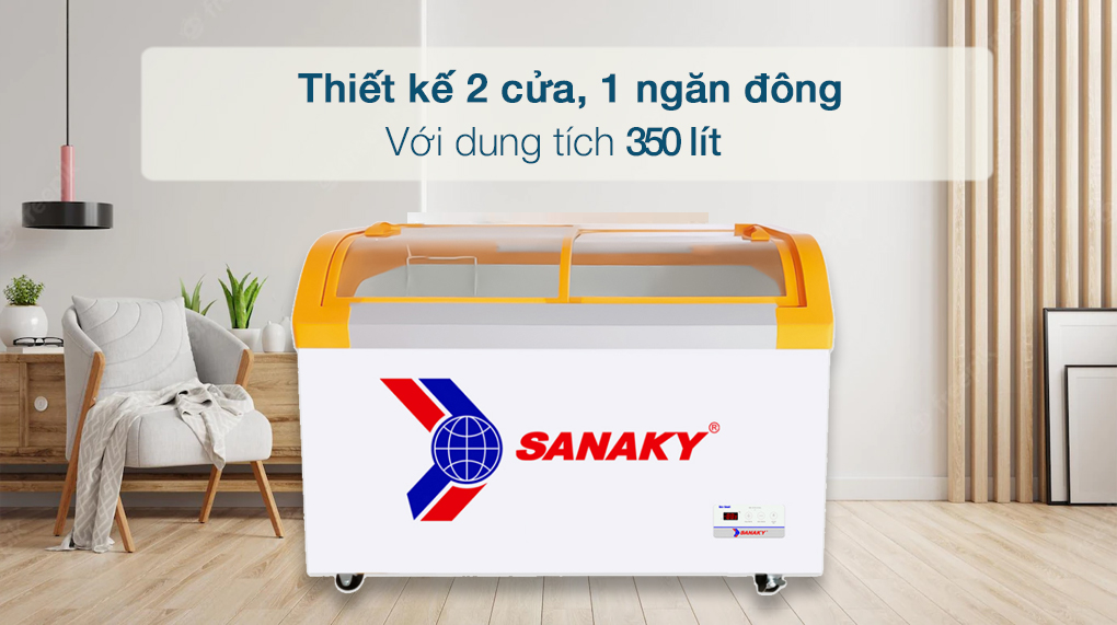 Tủ đông Sanaky 350 lít VH-4899KB