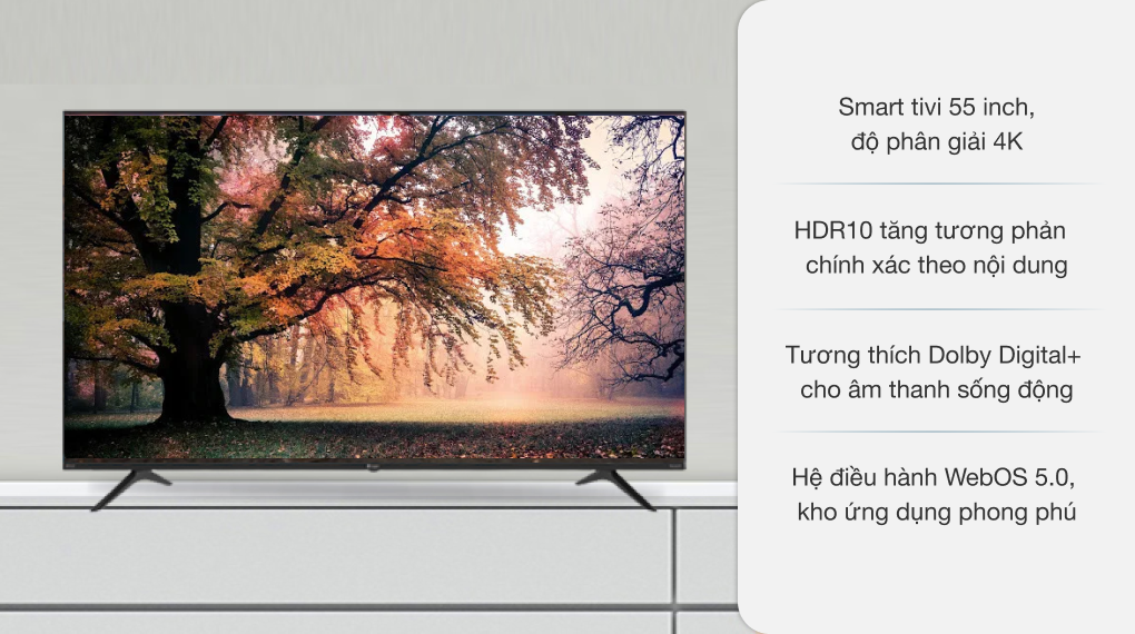 Smart Tivi Casper 55 Inch 4K Ultra HD 55UW6000