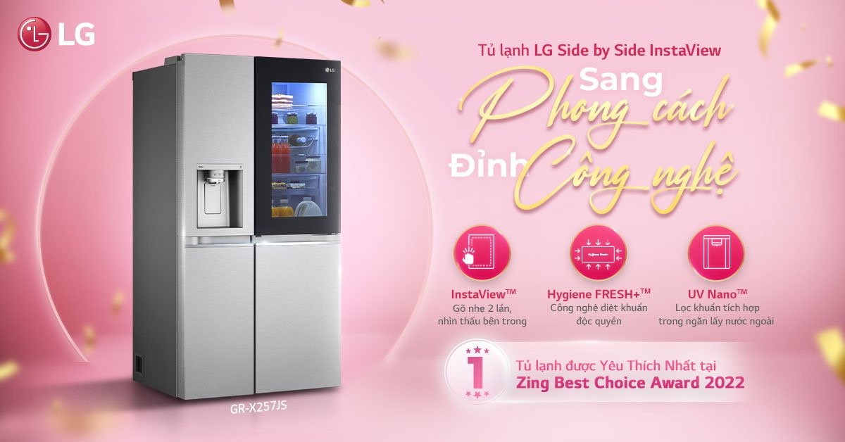 Tủ Lạnh LG Inverter 635 Lít GR-X257JS