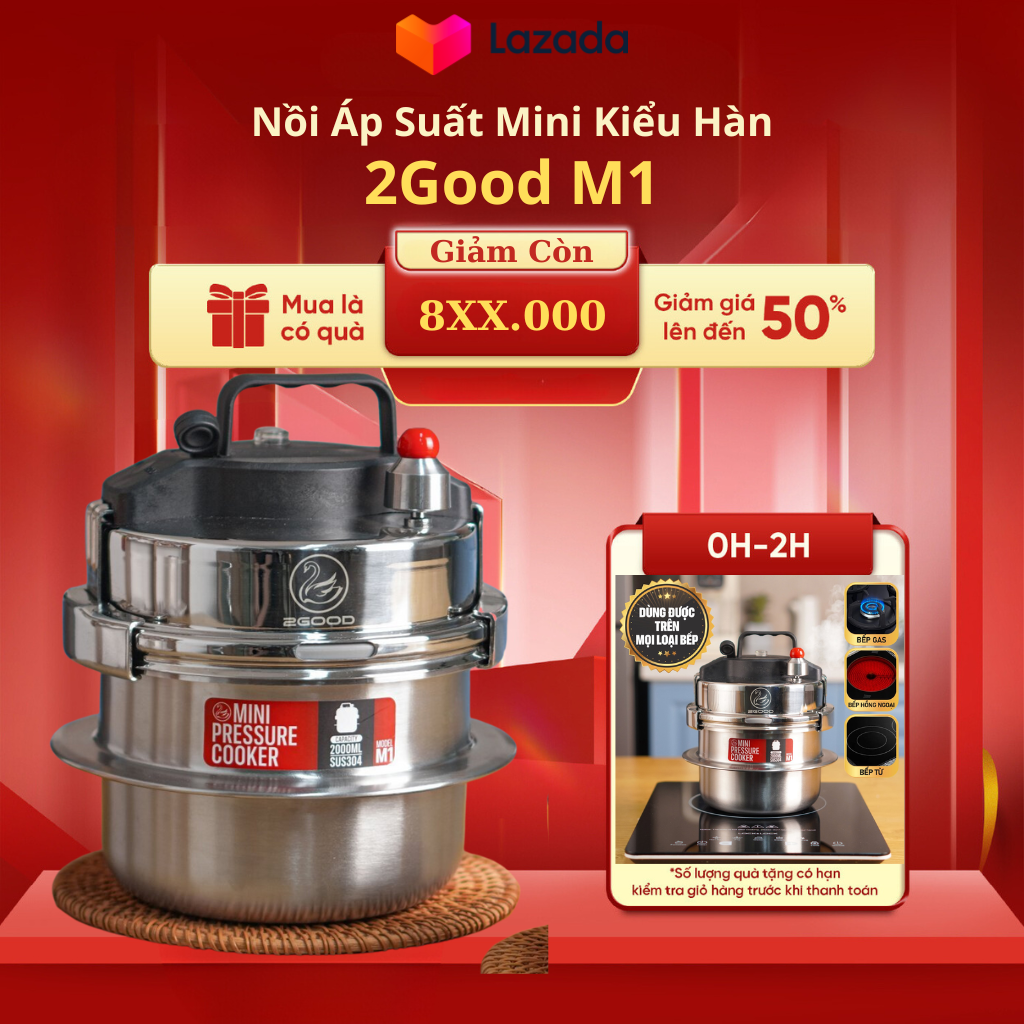 Nồi áp suất mini kiểu Hàn 2good M1