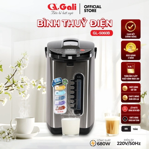 Bình thủy điện Gali GL-5060B 6 lít