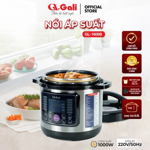 Nồi áp xuất GALI GL-1606R 6 lít