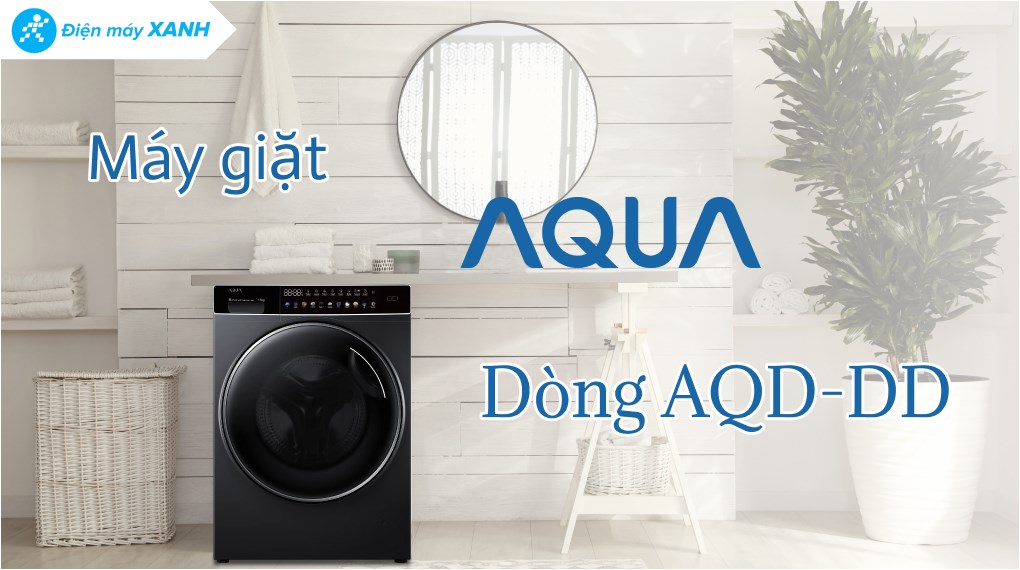 Máy giặt Aqua Inverter 11 kg AQD-DDW1100J BK