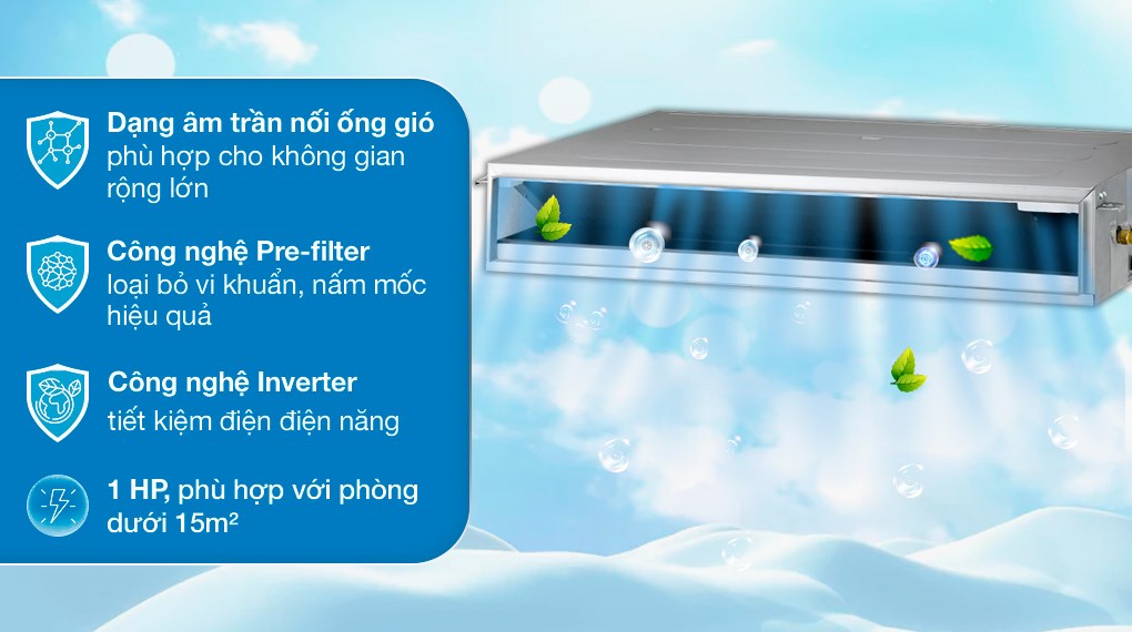 Dàn lạnh Multi Inverter 9000 BTU LG AMNQ09GL1A0