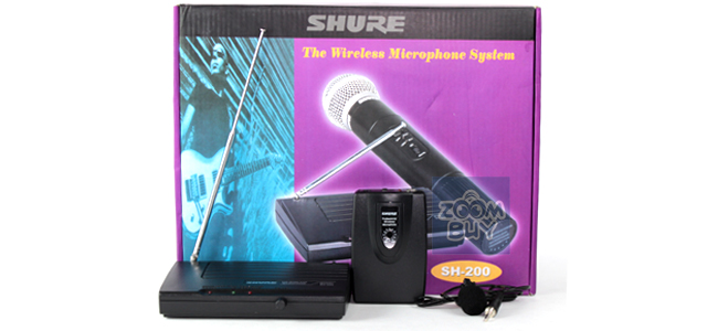 Micro Karaoke Cài Áo Shure SH200