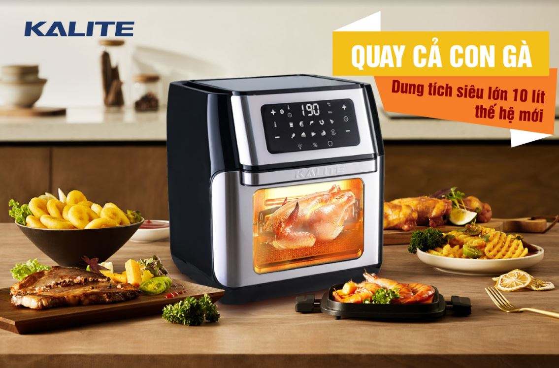 NỒI CHIÊN KHÔNG DẦU KALITE Q10 (10 lít)