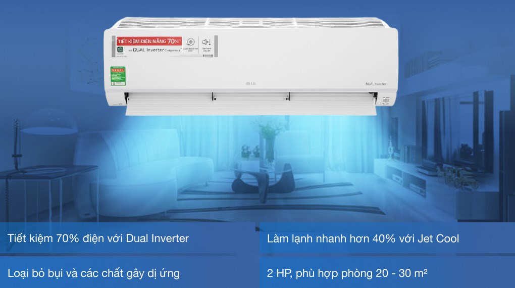 Máy lạnh LG Inverter 2 HP V18API1